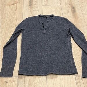 rag & bone Dark Gray marled Men's Knit sweater